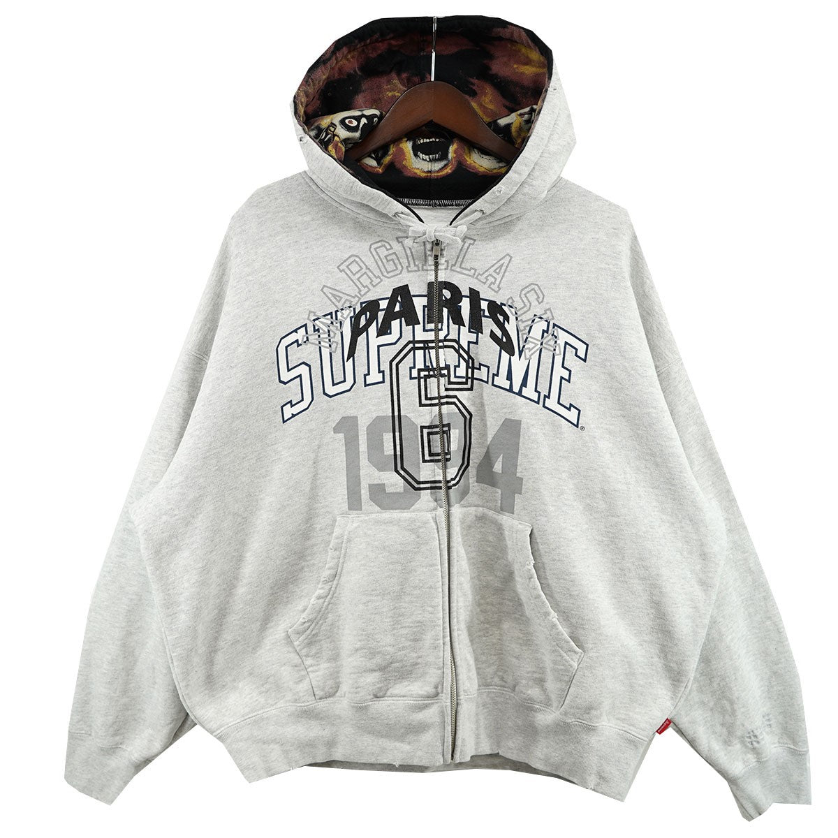 24SS Maison Margiela Zip Up Hooded Sweatshirt