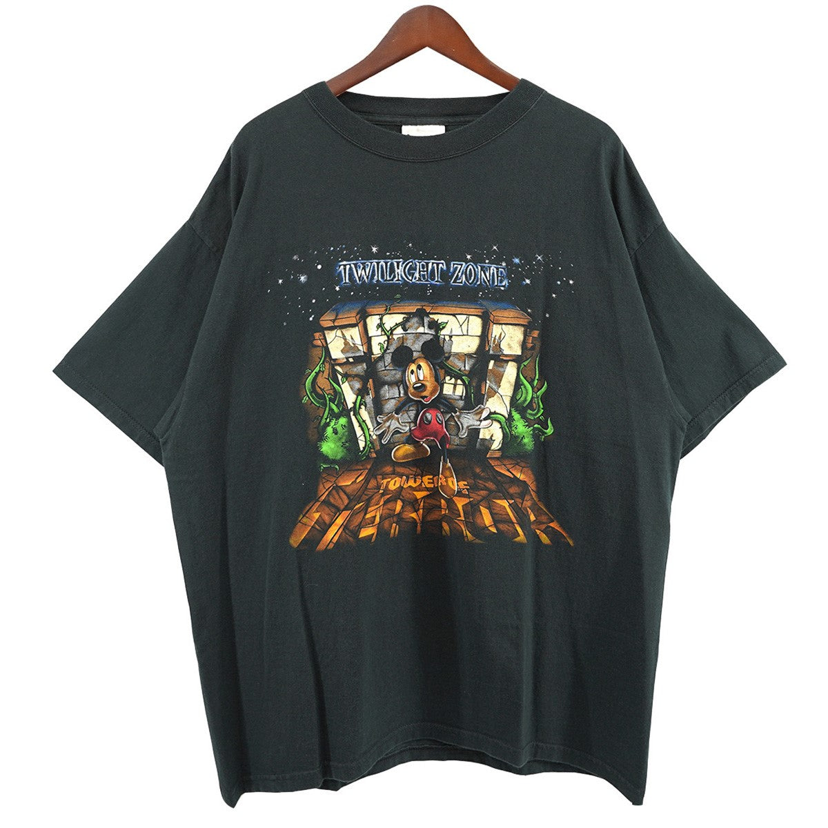 90s DISNEY VINTAGE TOWER OF TERROR ディズニー ミッキー Tシャツ