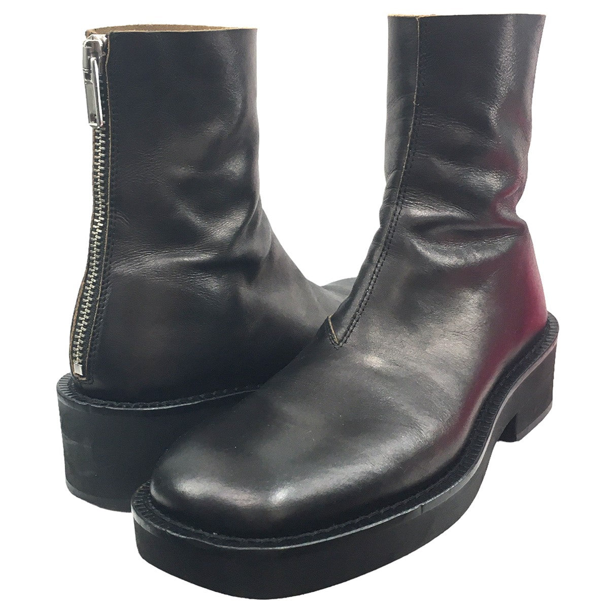 22AW SQUARE TOE ANKLE BOOT スクエア トゥ アンクル ブーツ