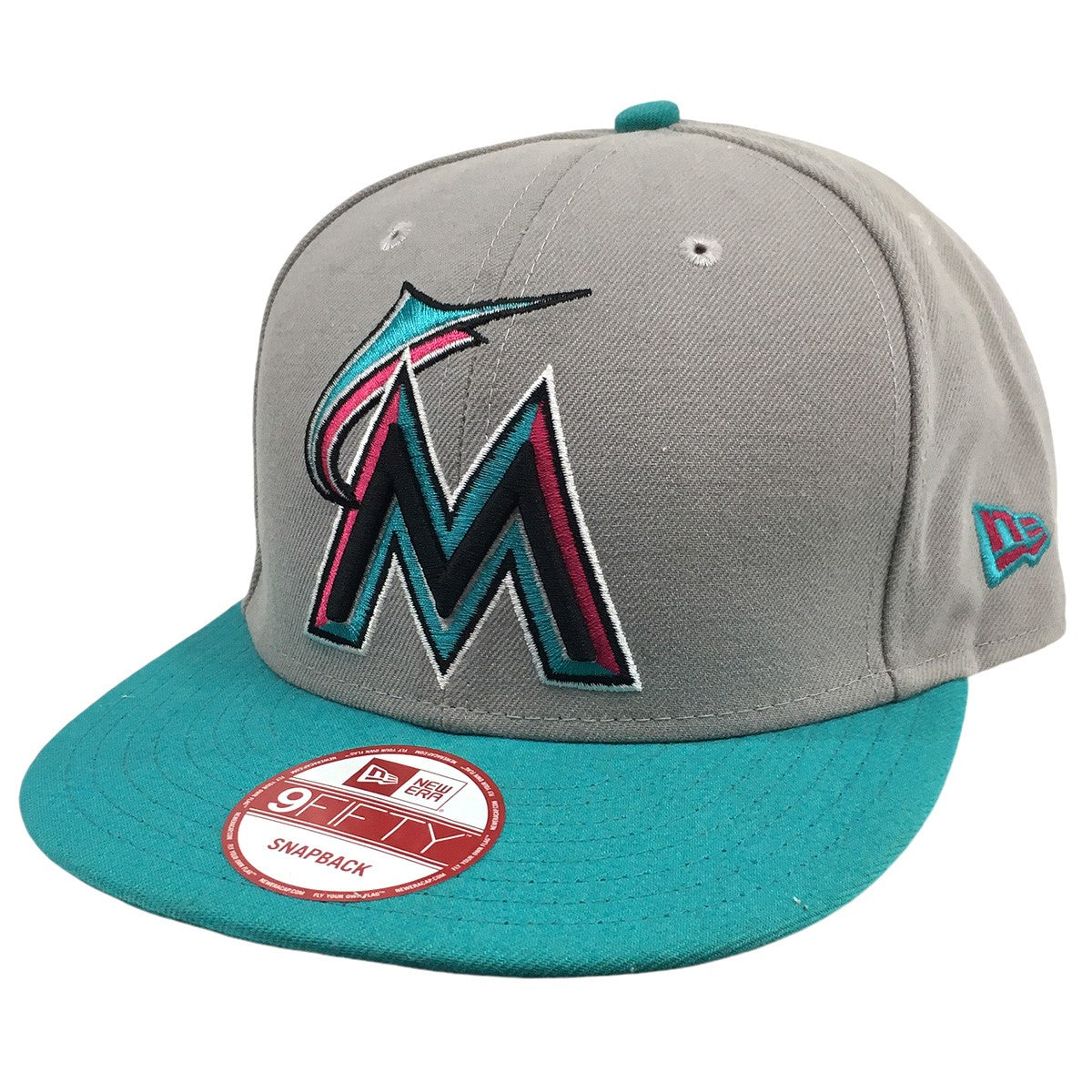 マイアミ・マーリンズ Miami Marlins スナップバック キャップ 帽子