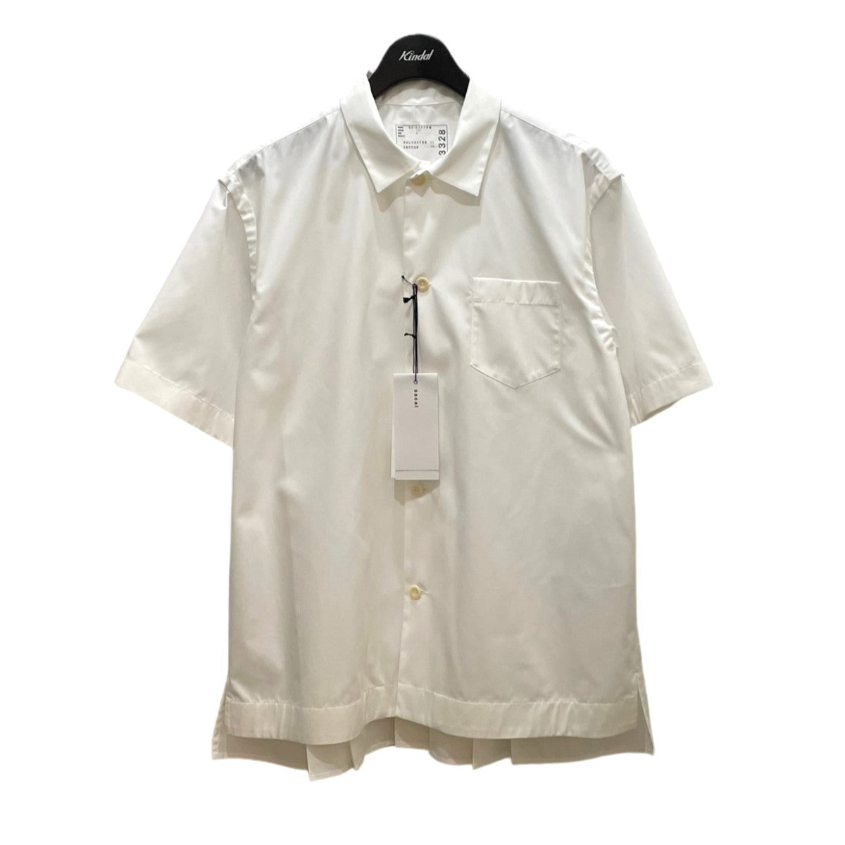 2024SS Cotton Poplin Shirt バックプリーツシャツ