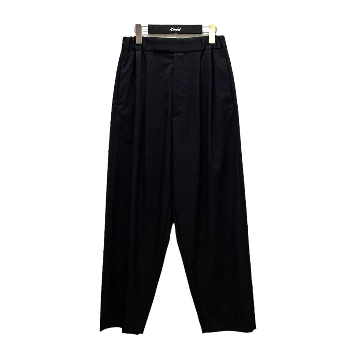 2024ss Wool tropical tuck wide easy pants