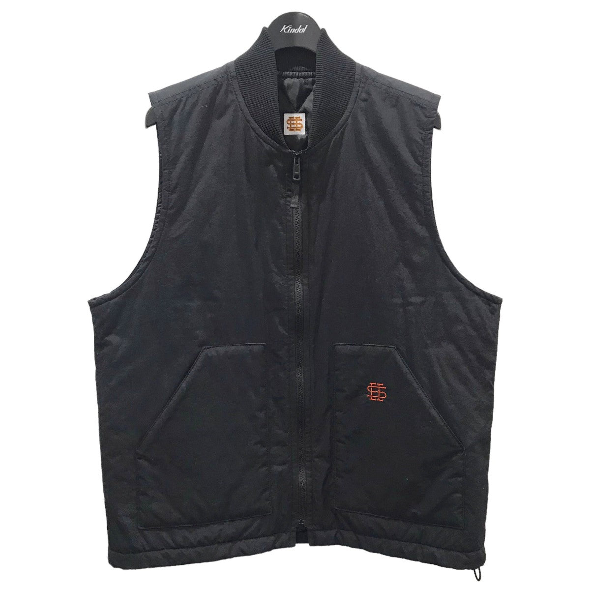 ジップアップ中綿ベスト c-vest