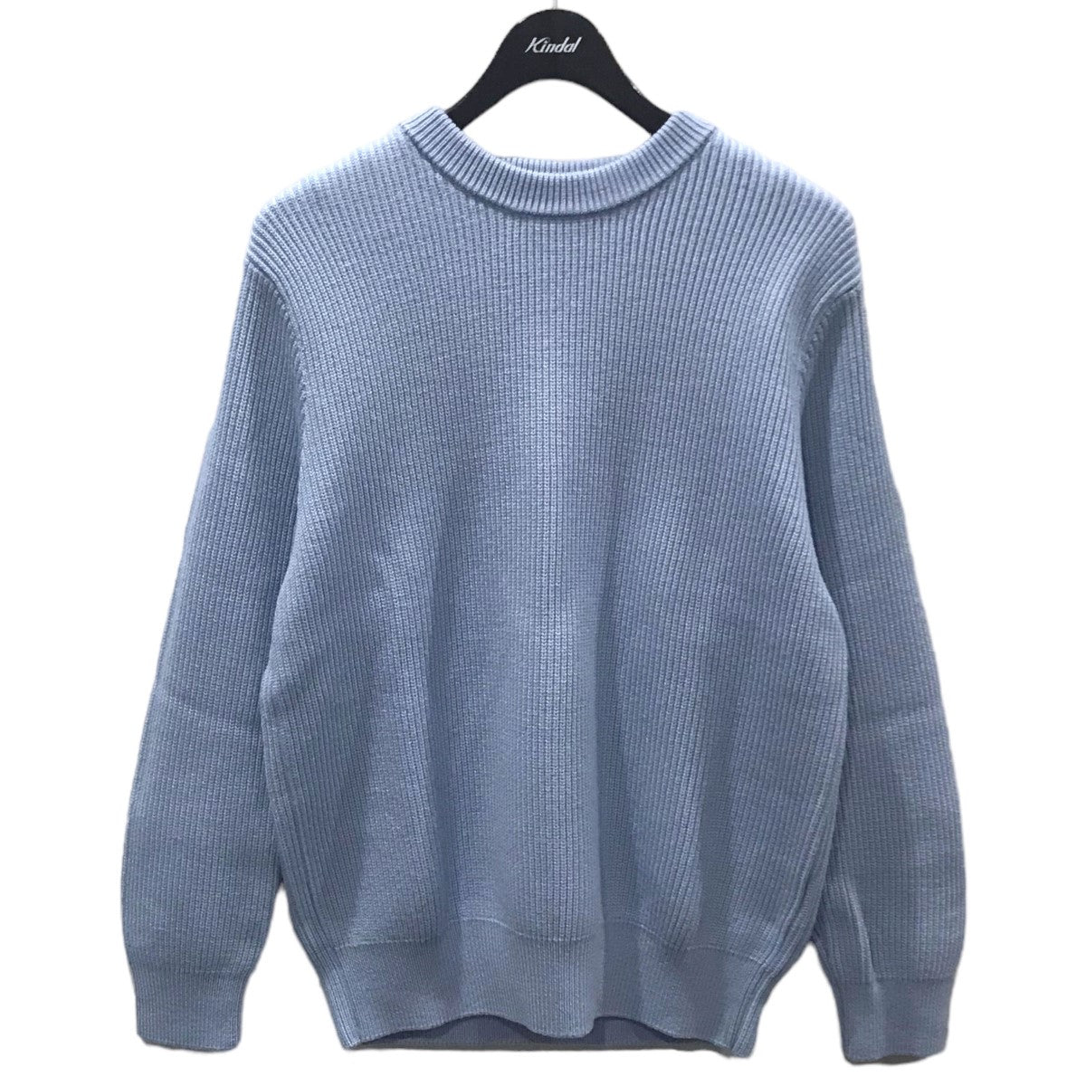 エクストラファインウールリブニットセーター EX FINE WOOL RIB KNIT P／O