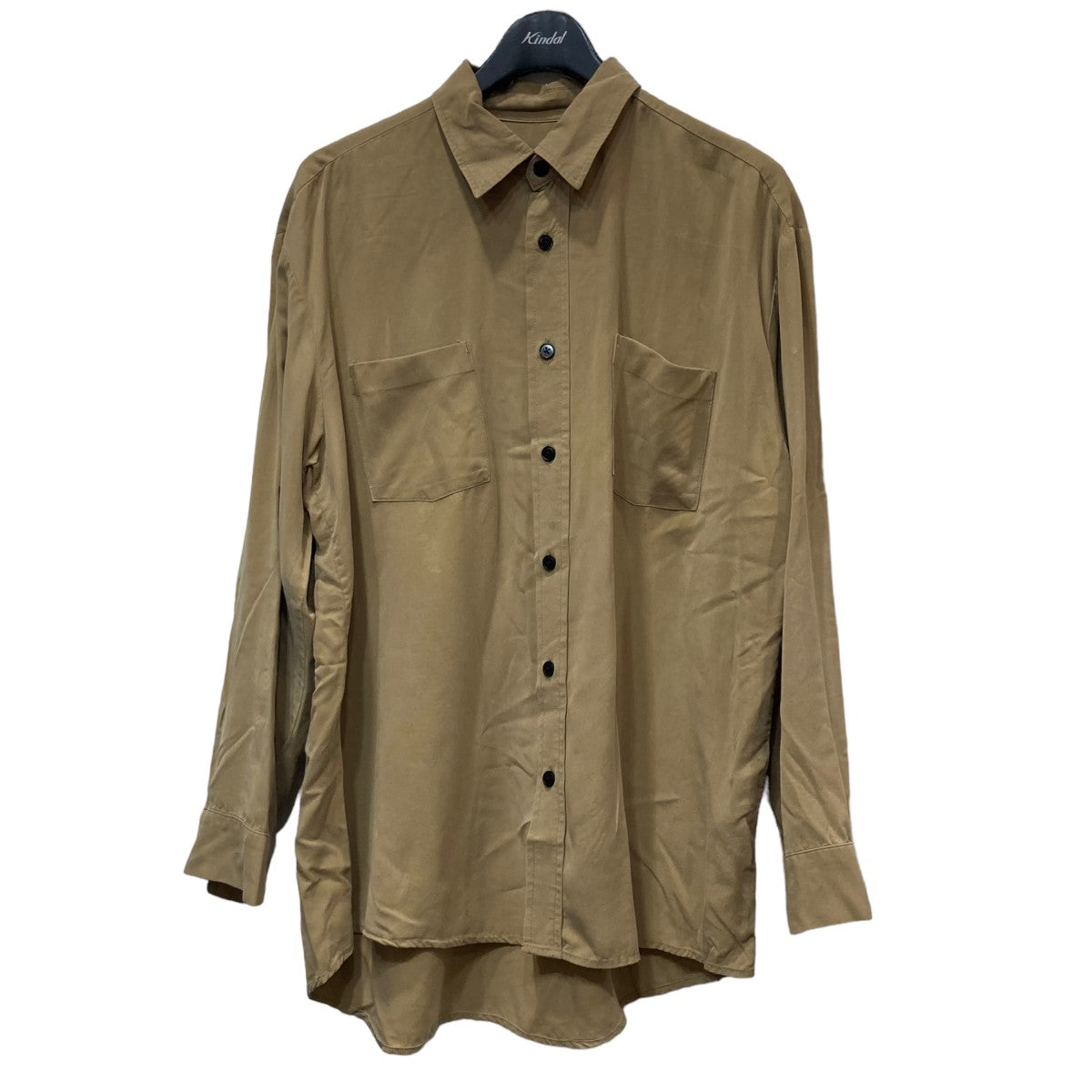 「BIG TENCEL SHIRT テンセルオーバーサイズシャツ」オーバーサイズシャツ