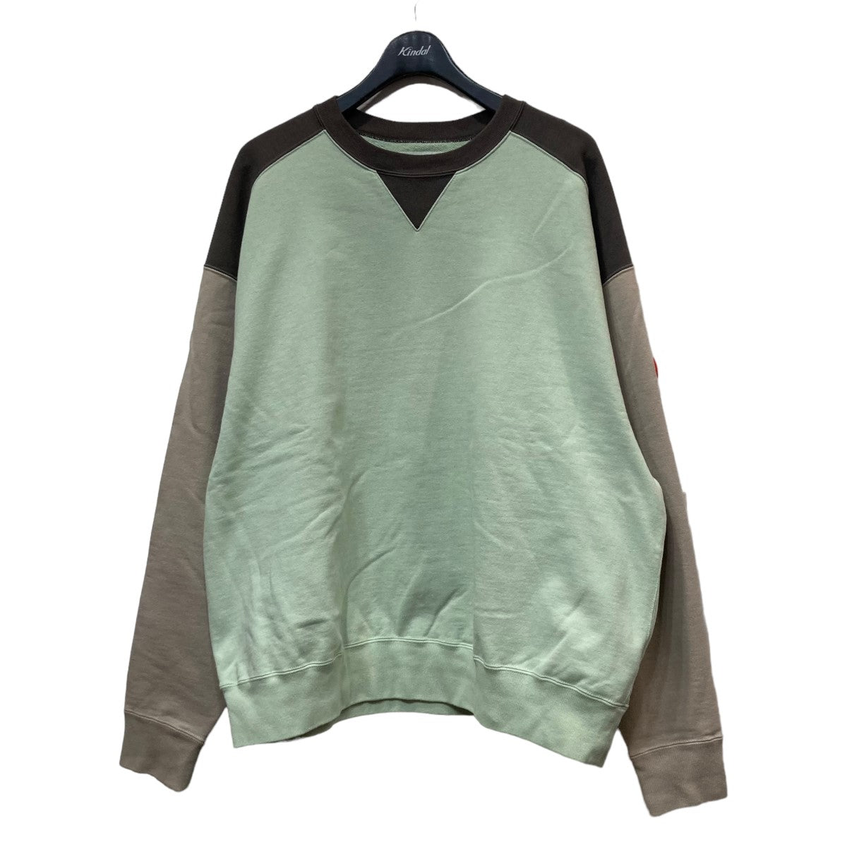 ｢PANEL SHOULDER CREW NECK｣切替スウェット