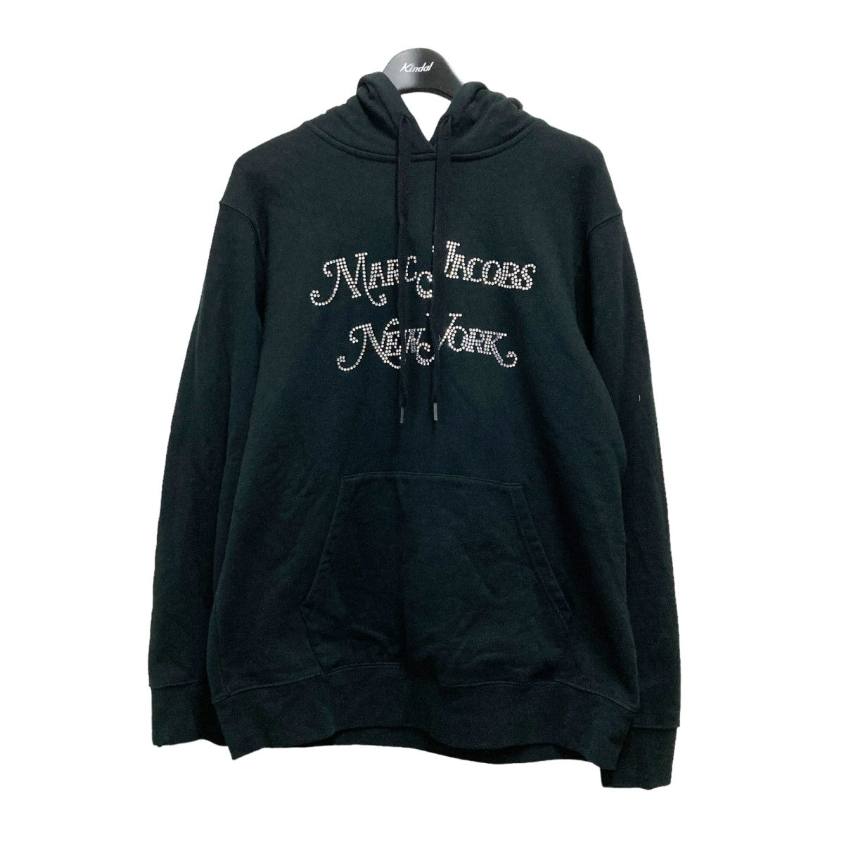 THE LOGO HOODIEラインストーン付きフーデッドパーカ―M4008417 001