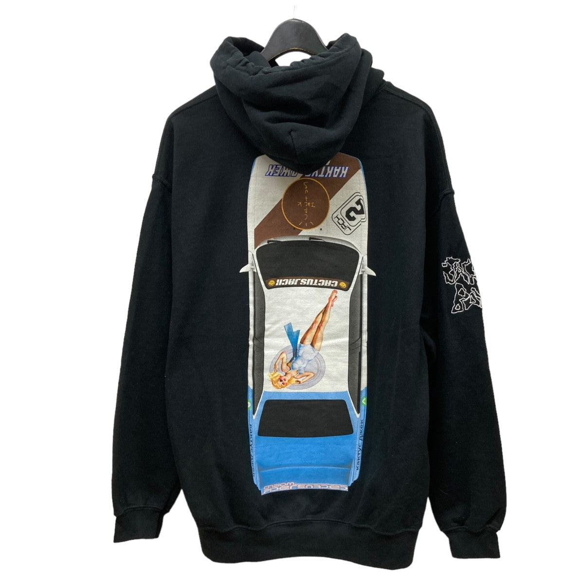 JACKBOYS Vehicle Hoodieプリントパーカー