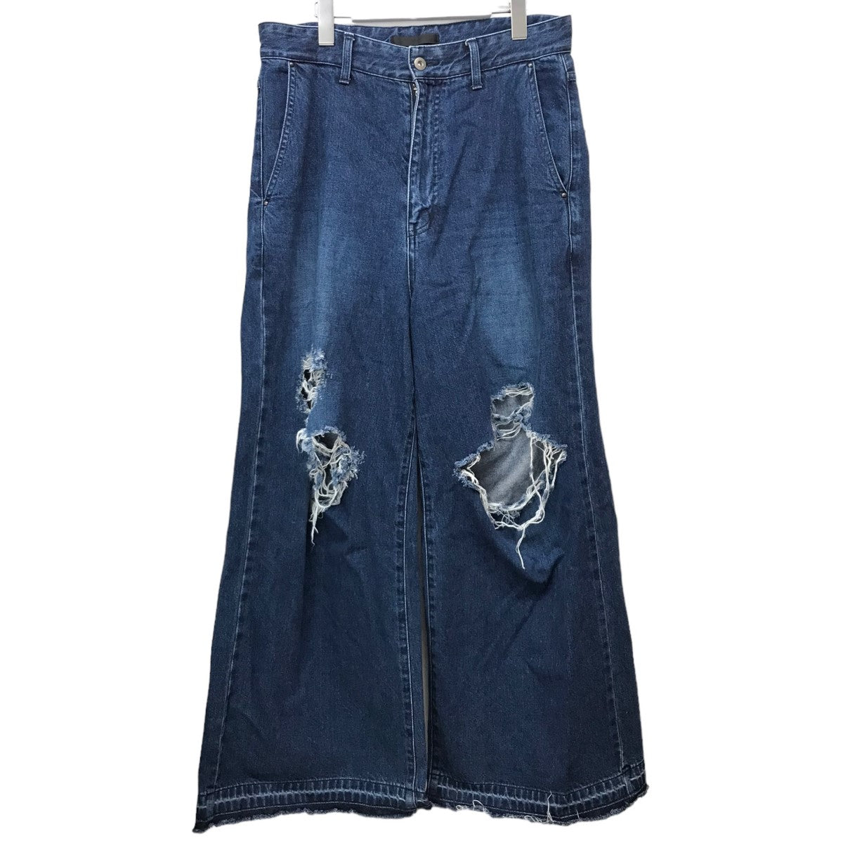 24SS【DAMAGE BAGGY DENIM PANTS】ダメージバギーデニムパンツ10190801-1