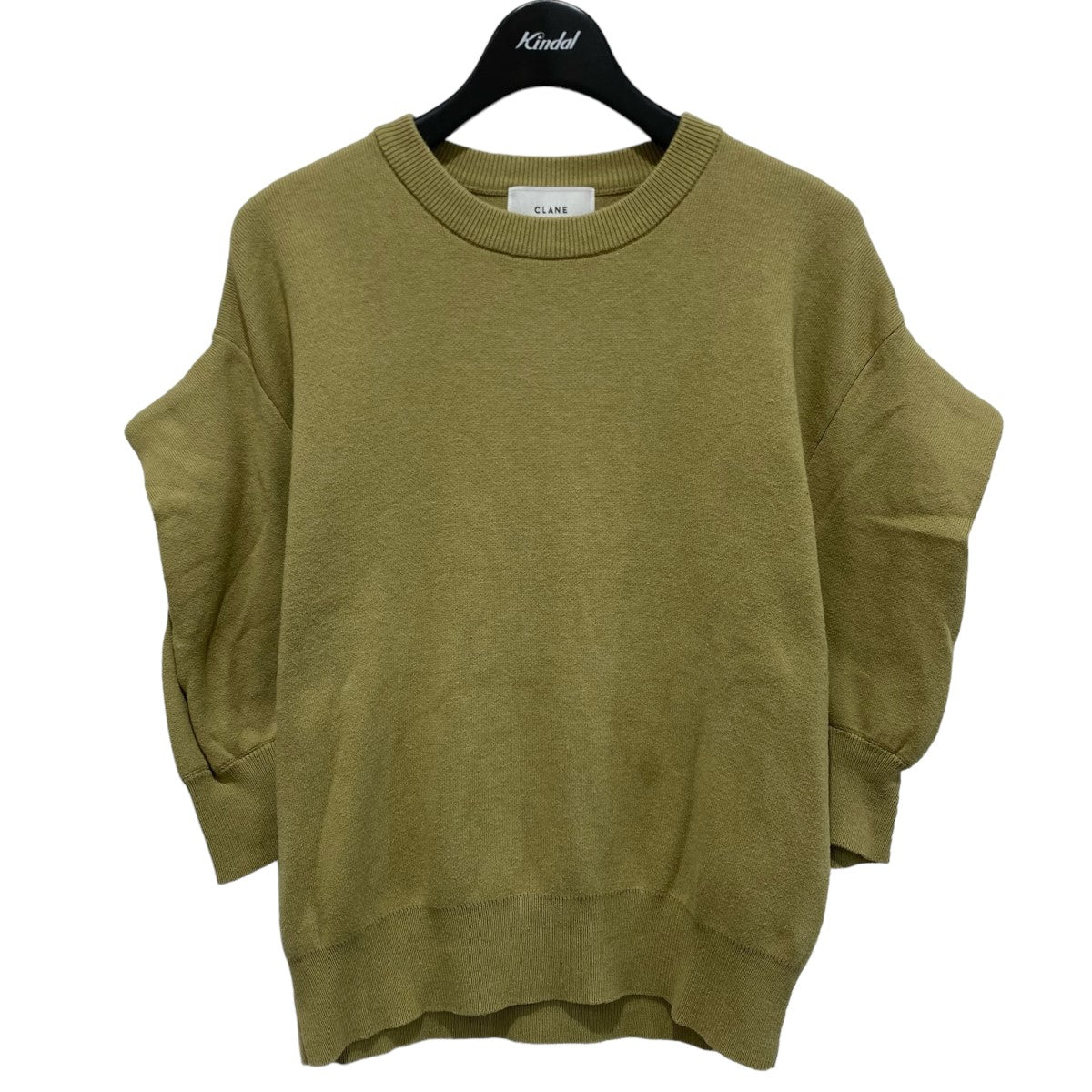 SQUARE TUCK SLEEVE KNIT TOPS 変形ニット