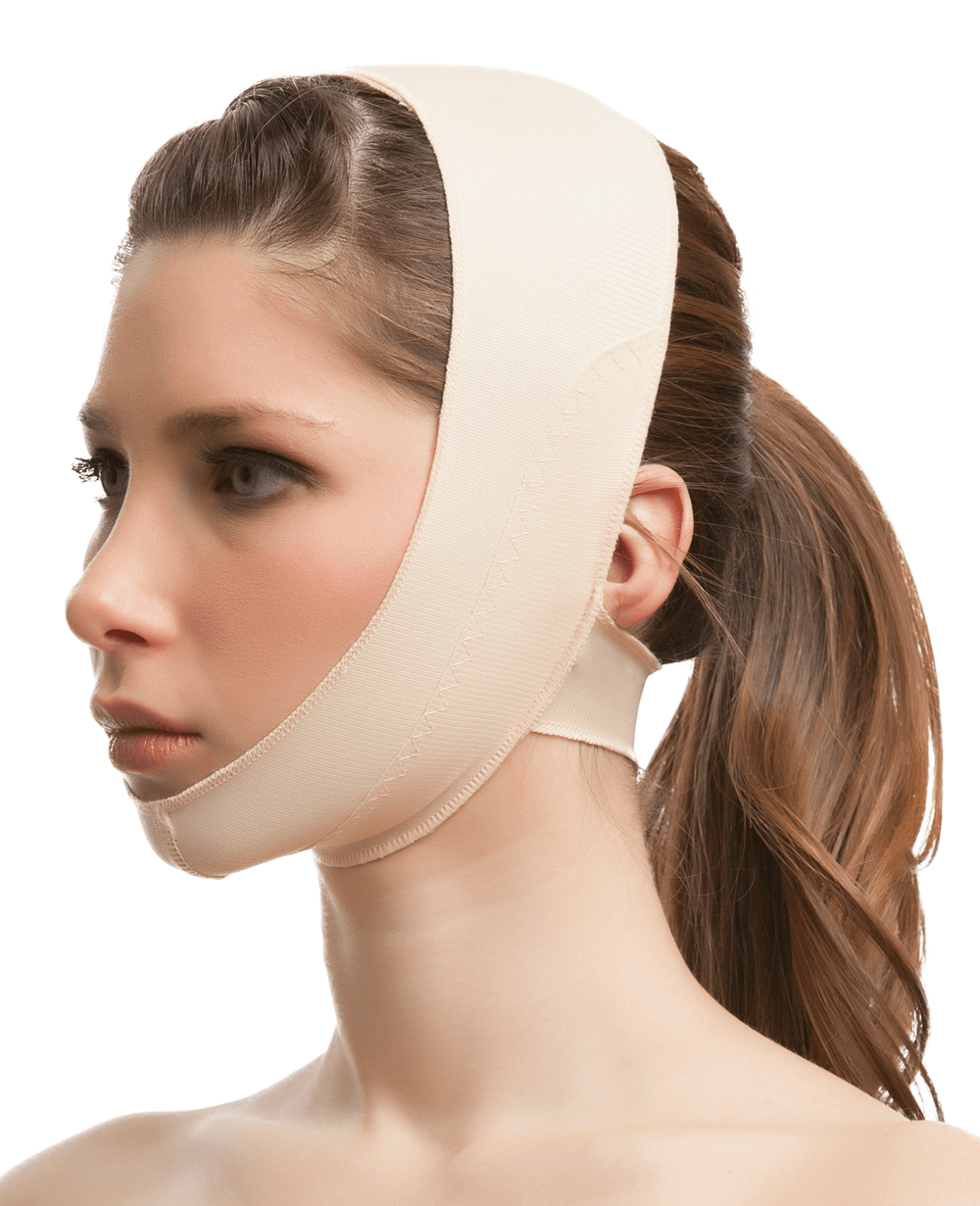 Chin Strap Compression Garment with Two 1 Bands (FA05)