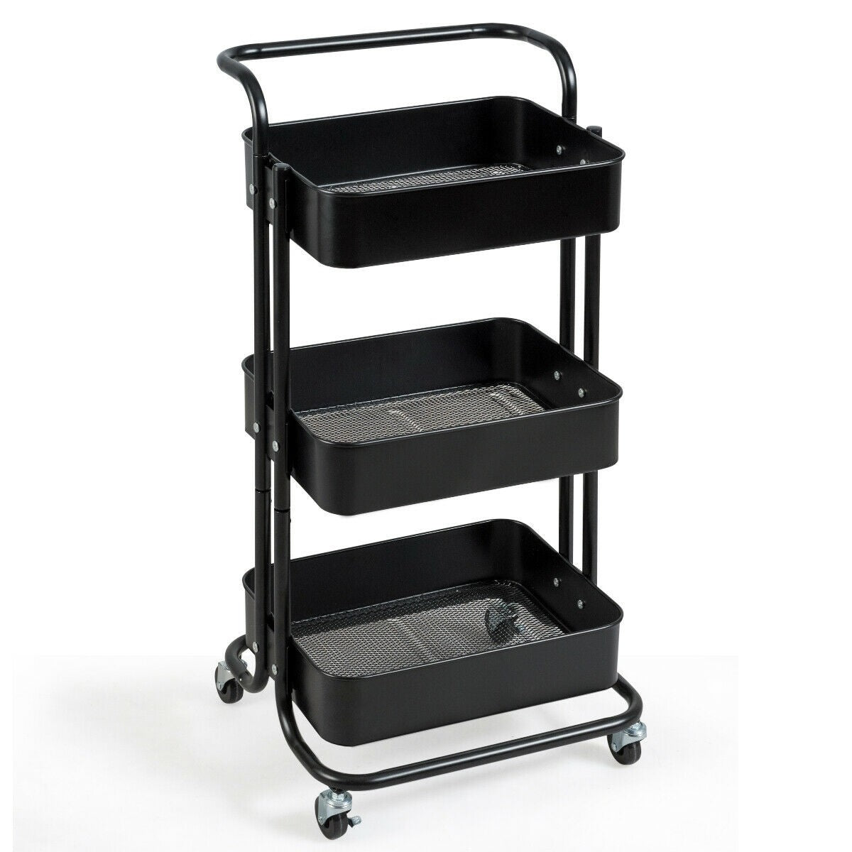 3Tier Rolling Utility Cart Rolling Paper Organizer Cart Rolling Storage Cart  Movable Bookshelf Cart Art Cart Organizer Multi-Functional Storage Trolley  for Classroom Home - Yahoo Shopping