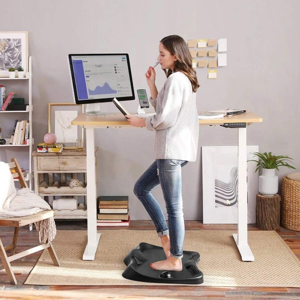 Active Standing Mat not flat anti-fatigue mat for standing desks