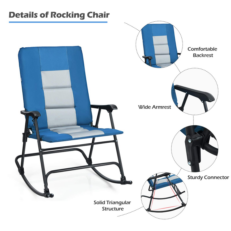 giantex camping rocking chair