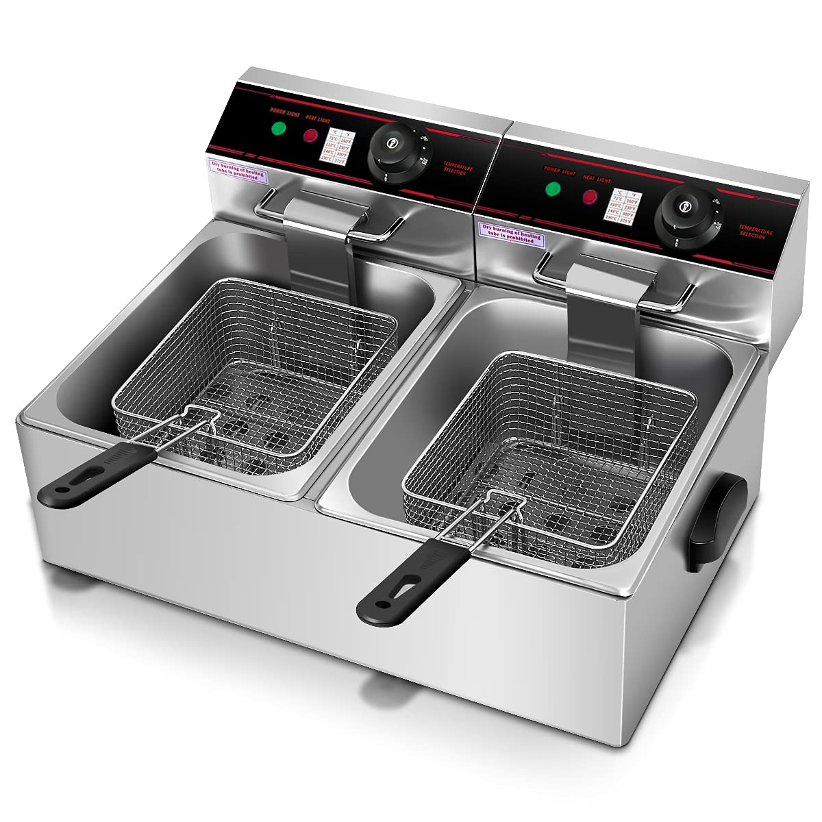 Clearance Commercial Electric Deep Fryer Countertop Stainless