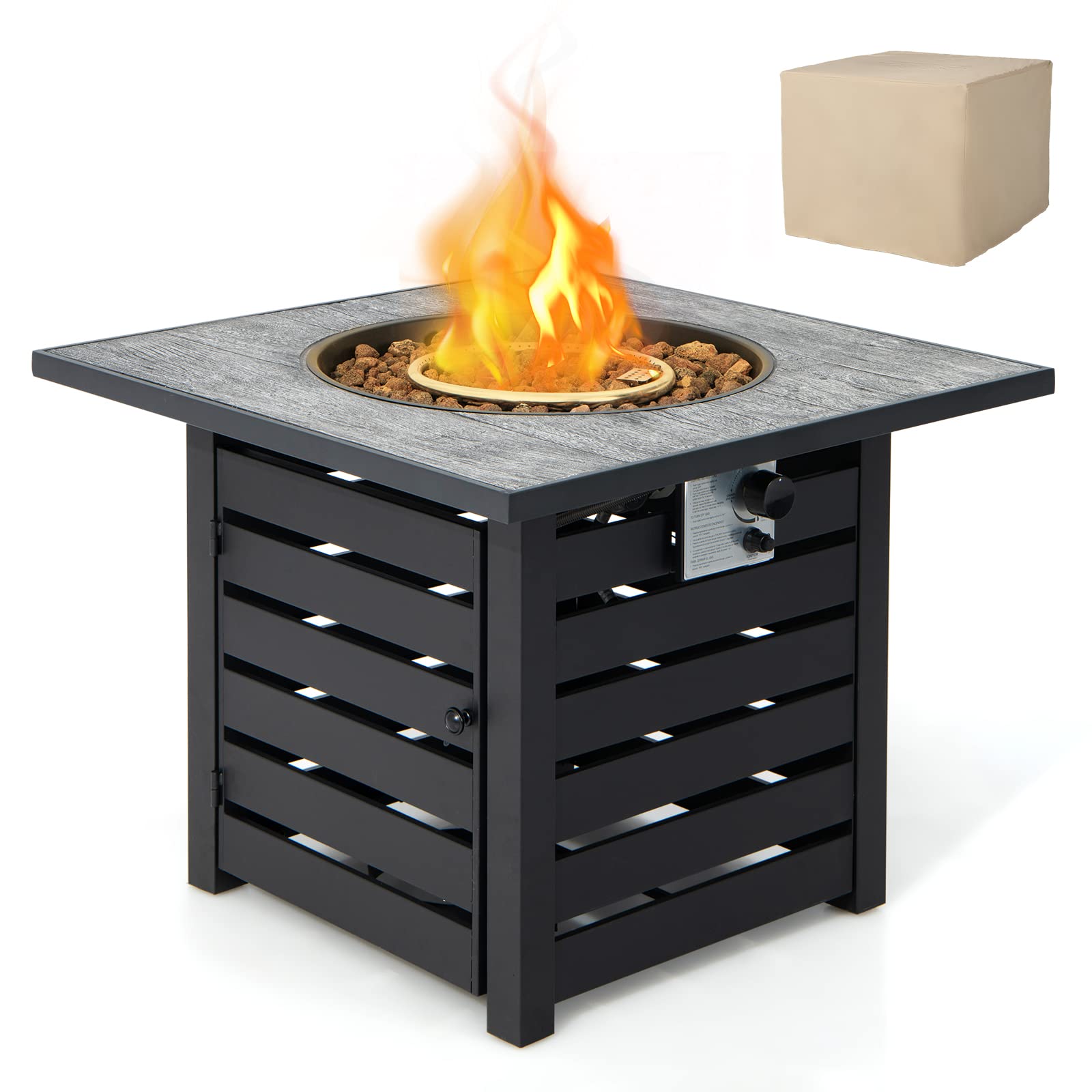 Buy Gas Fire Pit Table - Giantex – Giantexus