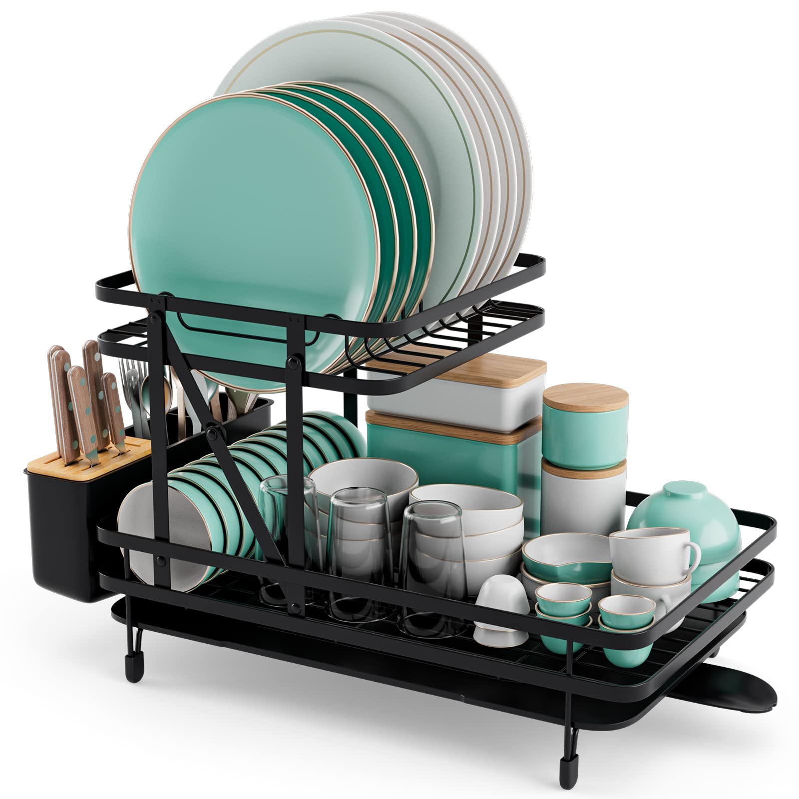 Over Sink (31≤Sink Size≤39.5) Dish Drying Rack (Expandable