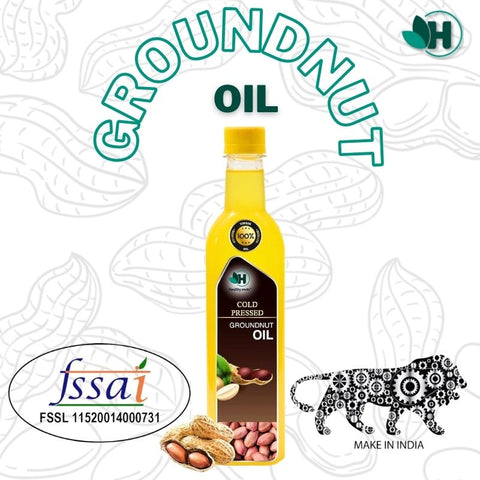 Natural Cold Pressed Groundnut Oil