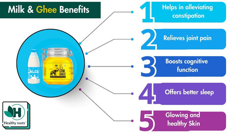 Top 5 Benefits of Drinking Ghee With Milk