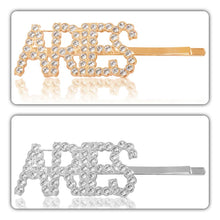 Load image into Gallery viewer, Vembley Combo Of 2 Stunning Aries Golden and Silver Hairclip For Women and Girls
