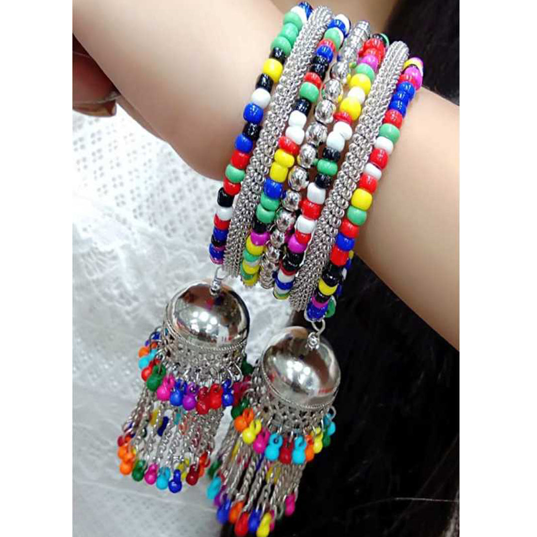 Beautiful bracelet design for girls with latkan