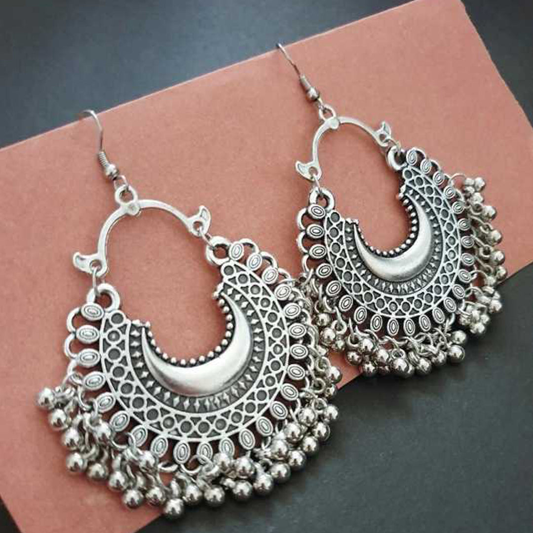 Buy Silver Earrings for Women by Midaskart Online | Ajio.com