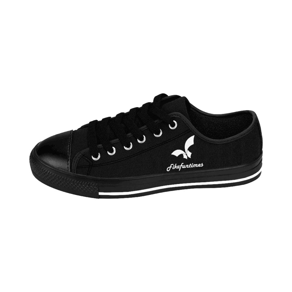 Buy Igbo Men's Black White Canvas Lace-Up Sneakers [Size:- 9] at