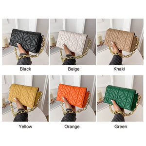 Mini Minimalist Plaid Chain Flap Square Bag