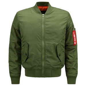 Alpha Industries Ma-1 Longline Bomber Jacket With Contrast Lining - Sage  Green