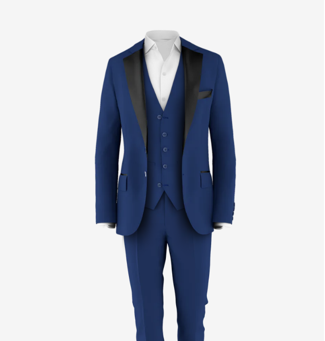 Blue tuxedo