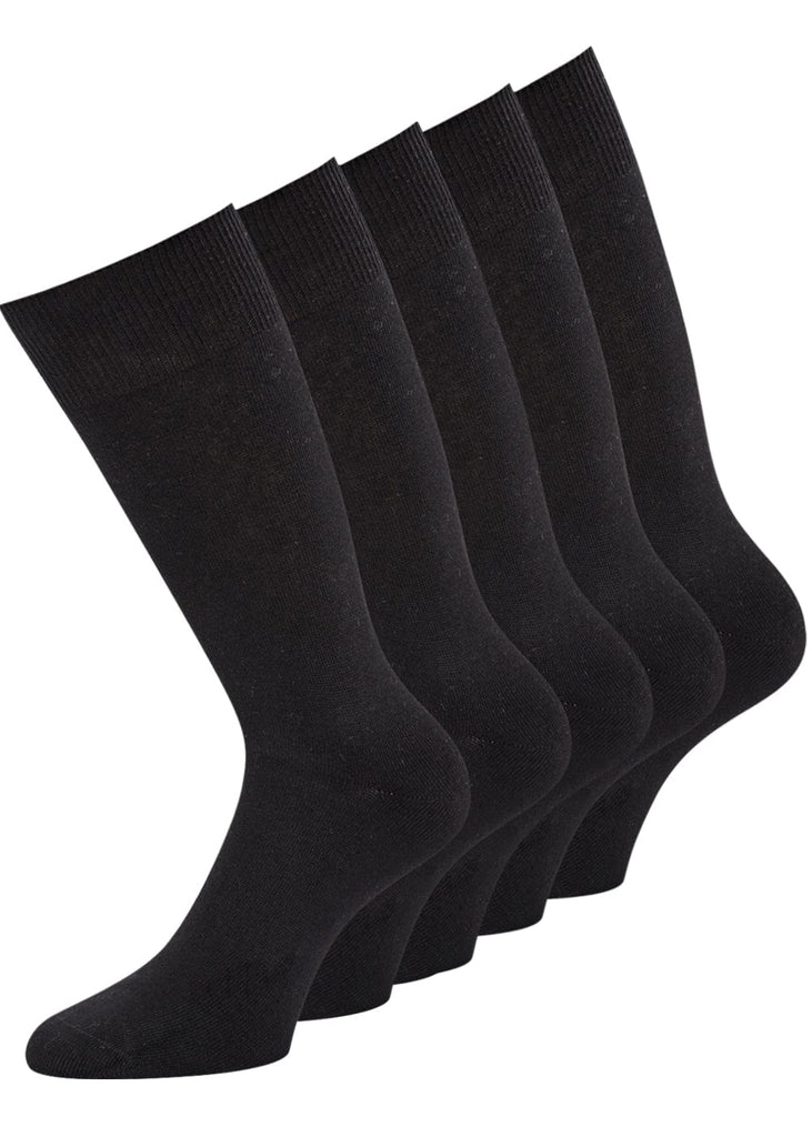 Tennissocken Sportsocken für Damen und Herren - 6 Paar schwarz – KB Socken