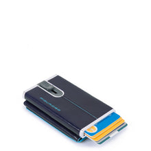Carica l&#39;immagine nel visualizzatore di Gallery, Porta banconote e carte di credito eject RFID- Blue Square Piquadro
