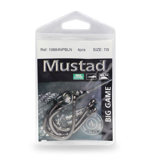 1 Packet of Mustad 108274NPBLN Hoodlum 4x Strong Chemically Sharp