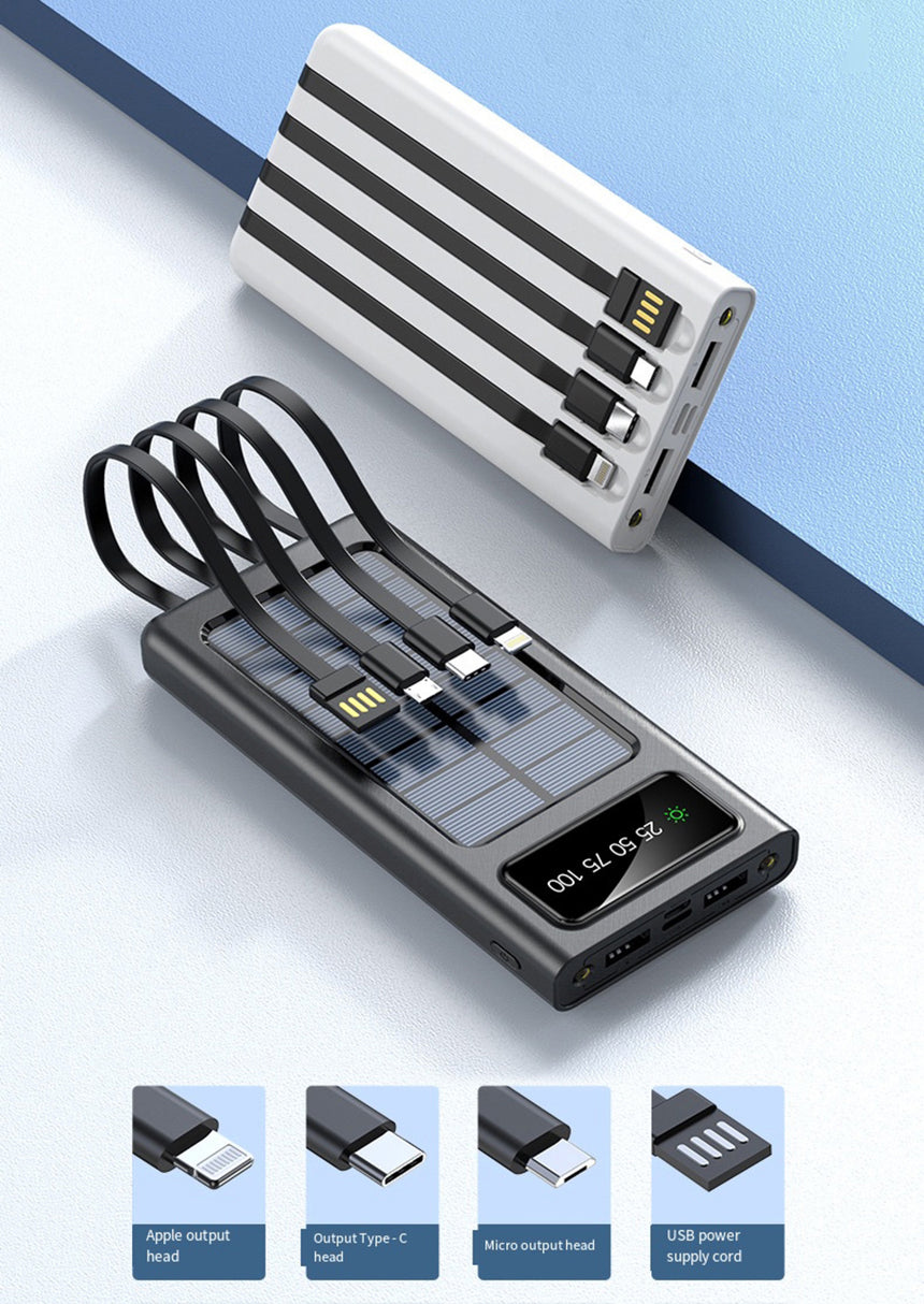 Nano 20000 MAh 4 In 1 Cable Powerbank - Ola Tech