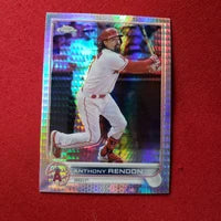 2023 Topps Chrome Anthony Rendon #126 X-Fractor Angels SHIPPED AND INSURED