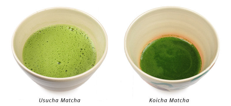 matcha koicha thick tea vs usucha thin tea