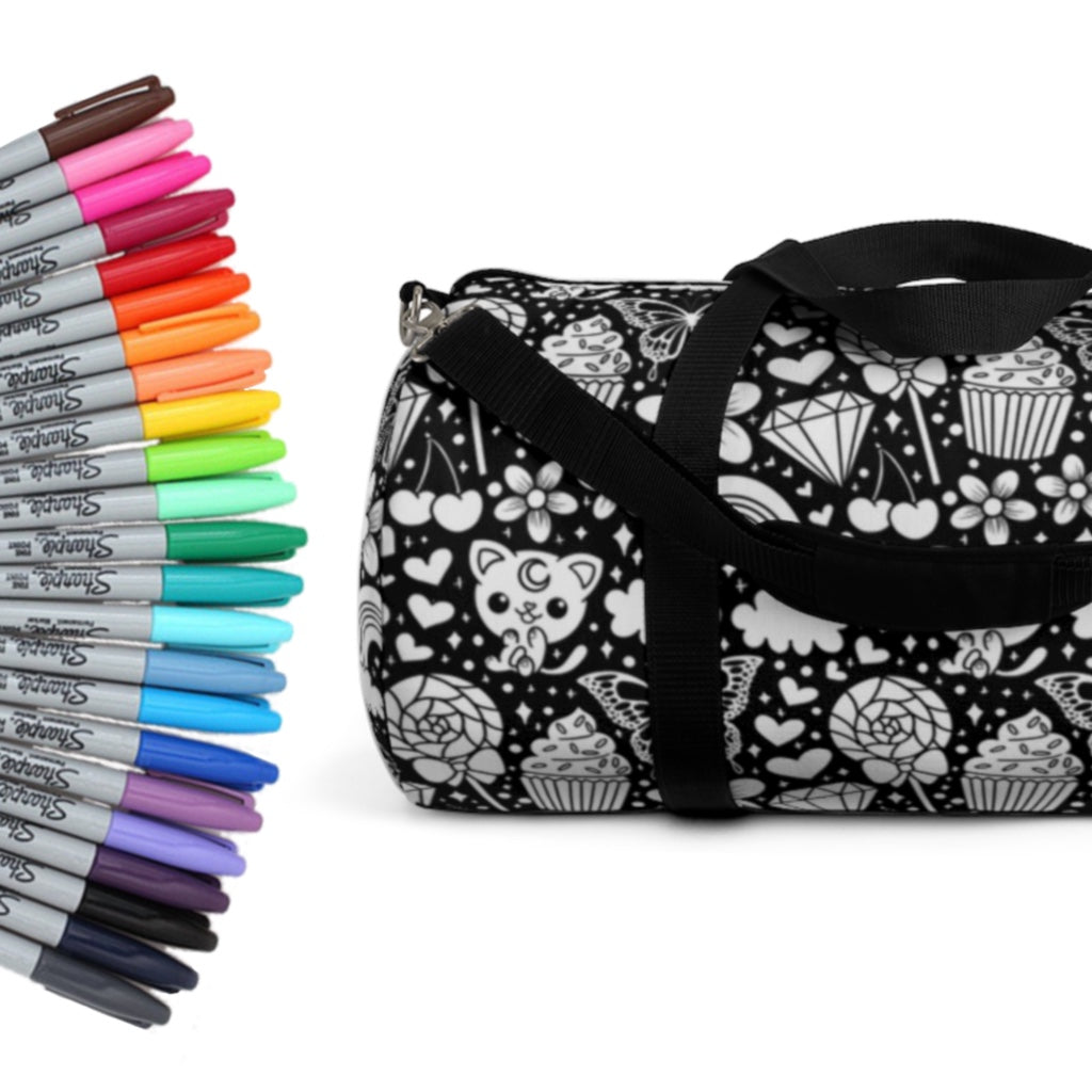 ONLINE EXCLUSIVE* Flower Abundance Gym Bag – Coloring Your Own