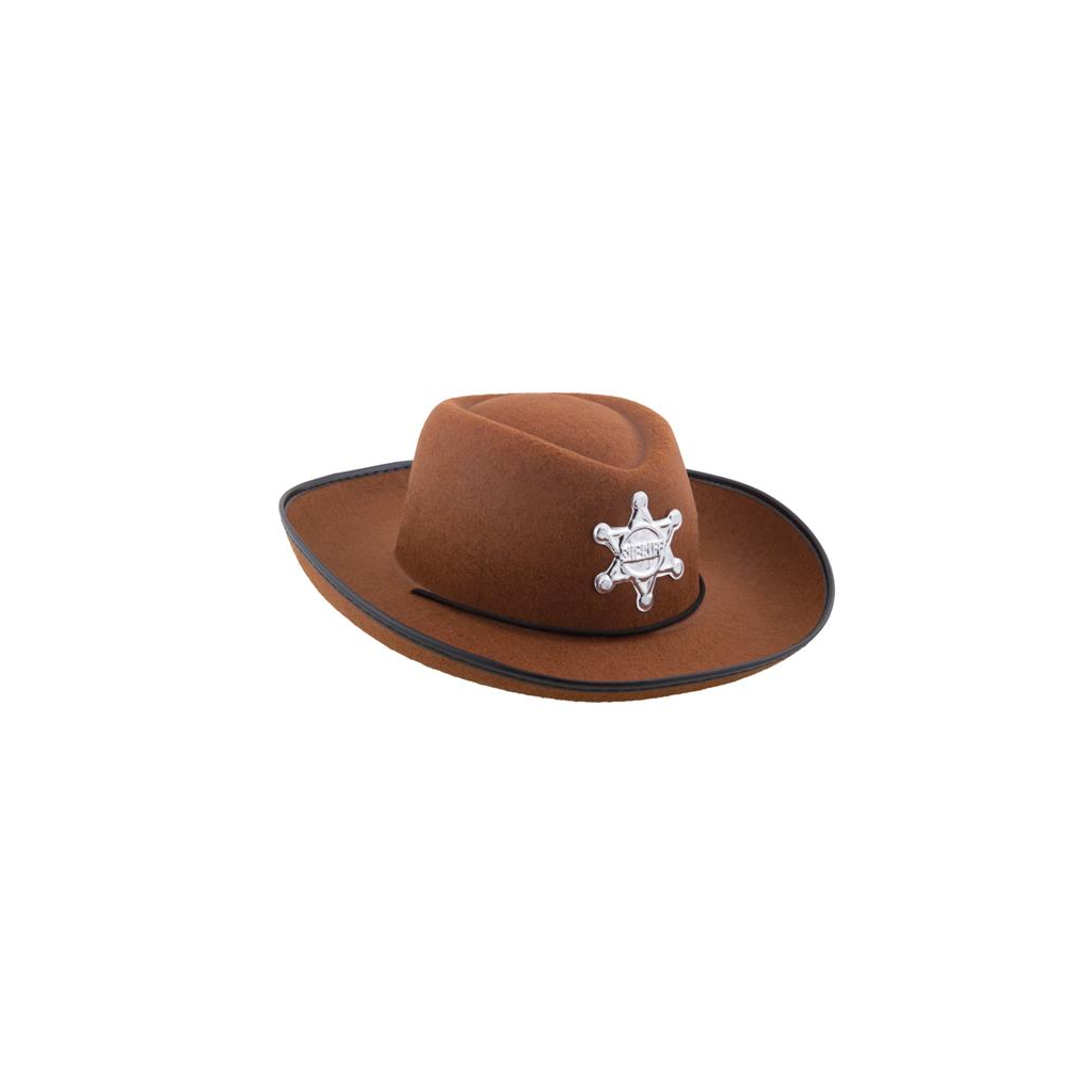 Kinder verkleed cowboyhoed bruin - Carnaval sheriff hoeden