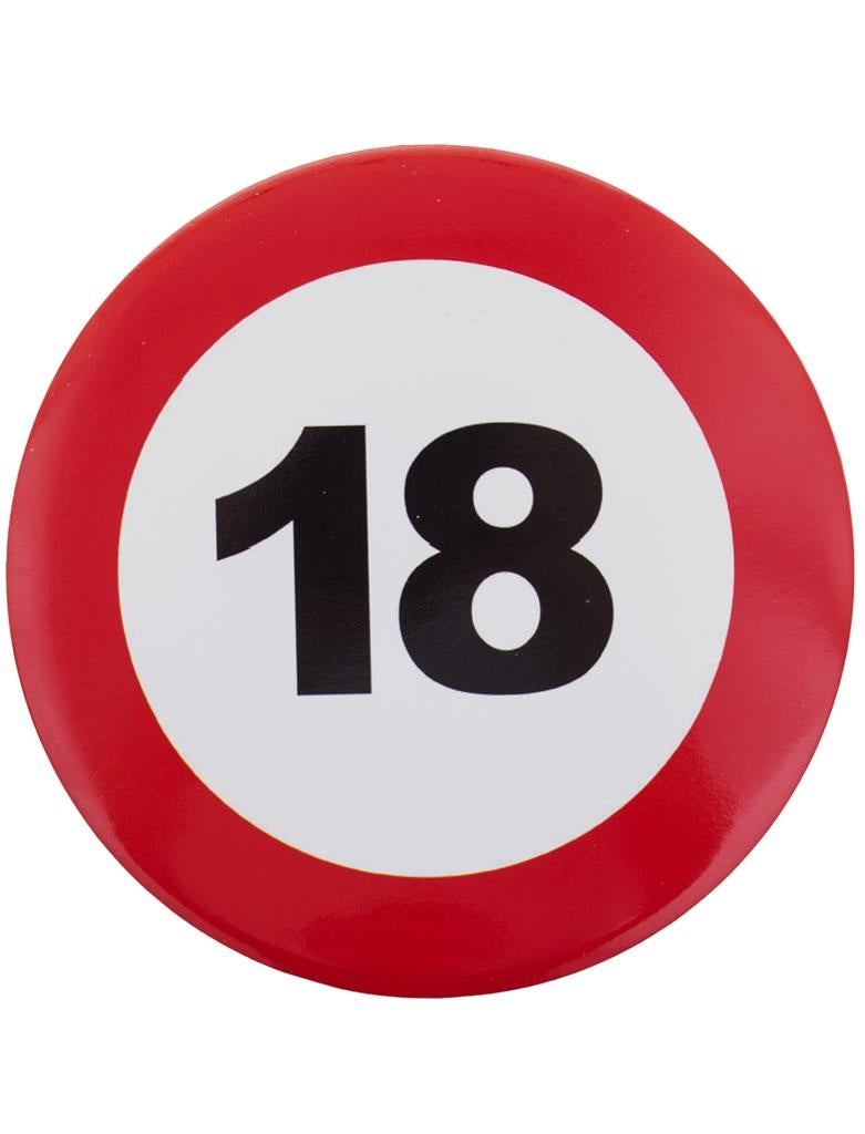 Verkeersbord Mega Button - 18