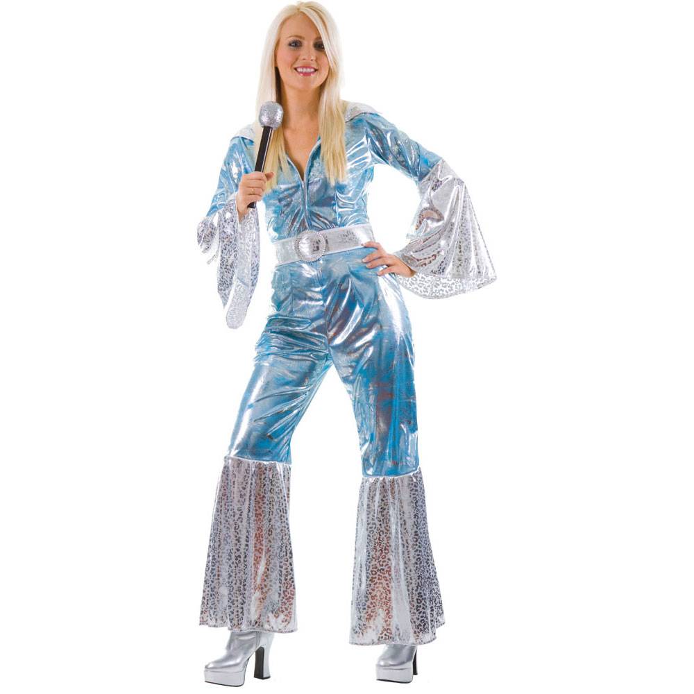 Abba jumpsuit voor dames in blauw