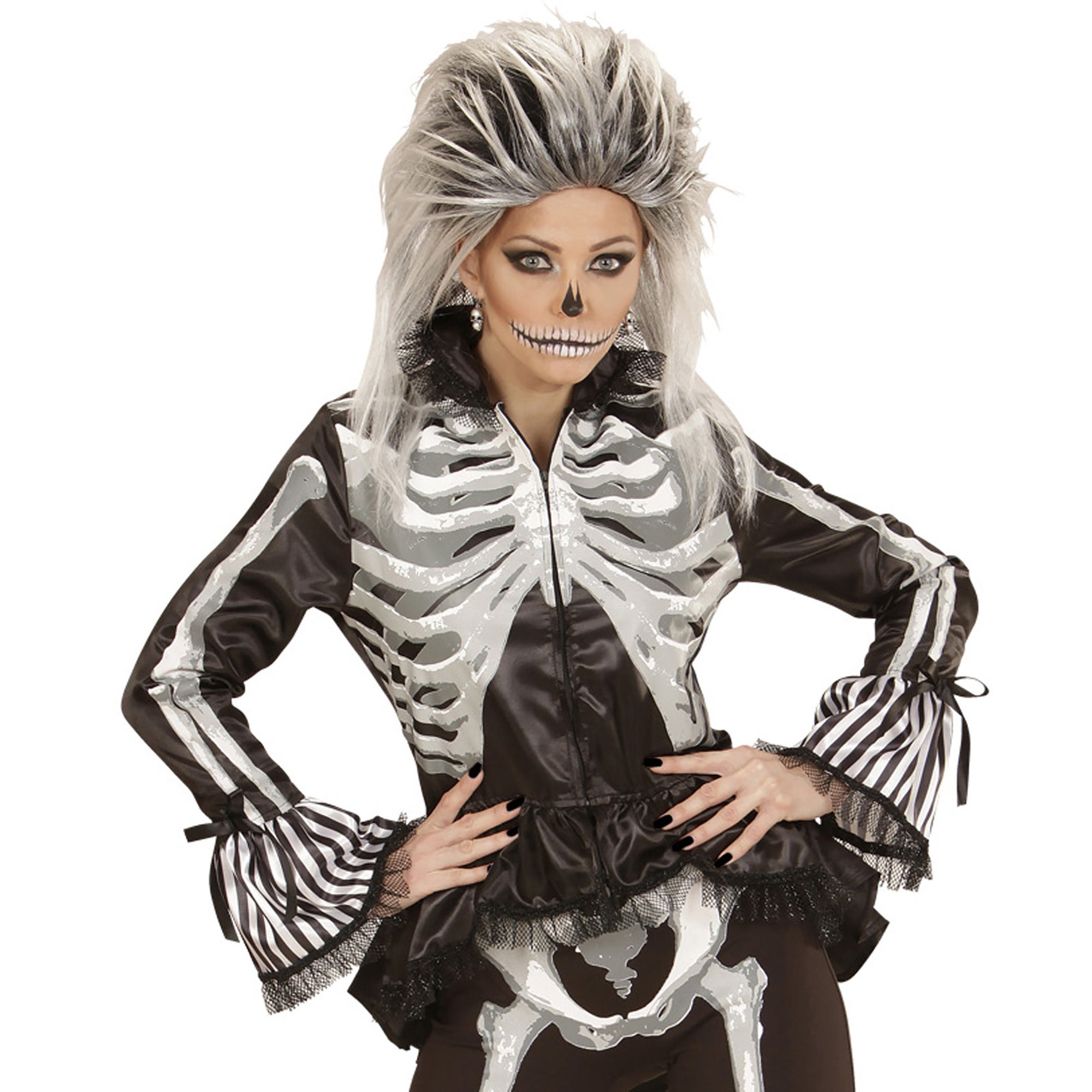 "Skeletten vestje voor dames Halloween  - Verkleedkleding - Medium"