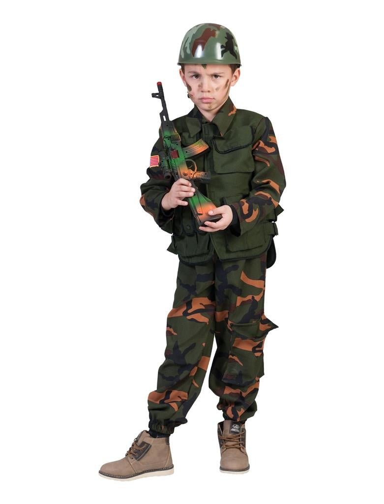 Soldatenkostuum - Militair - Maat 164