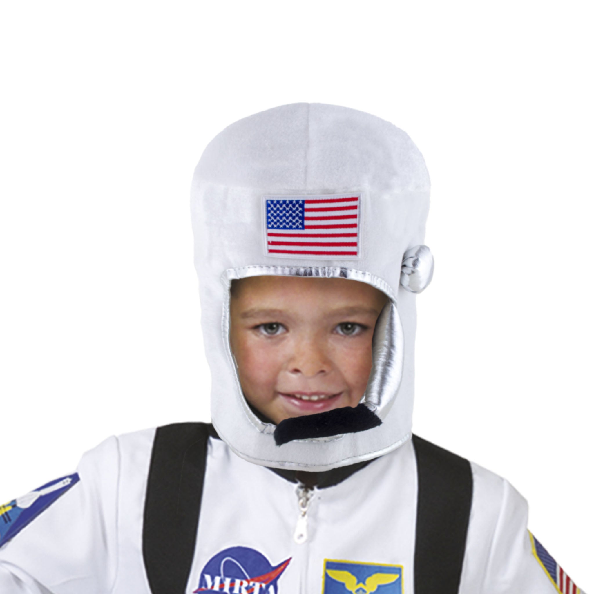 Mooie stoffen astronauten helm voor kinderen