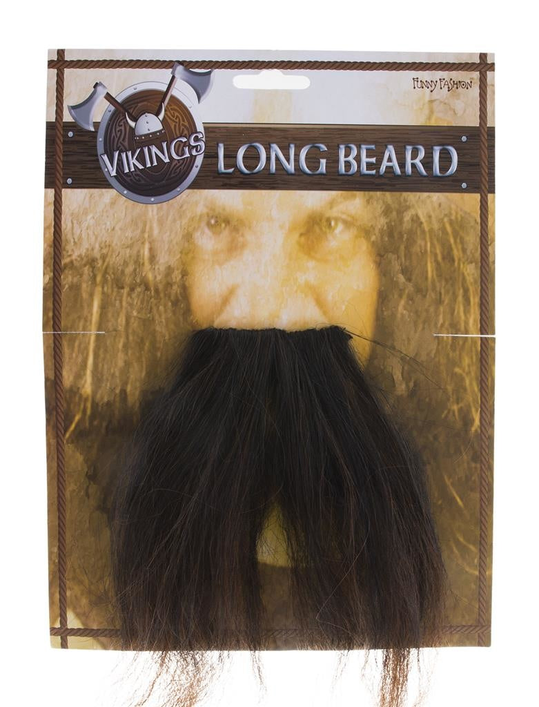 Mooie bruine Viking baard lang