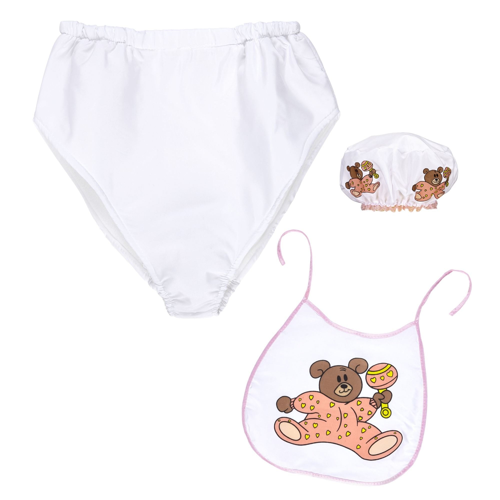 Leuke babyset in het roze met beertjes