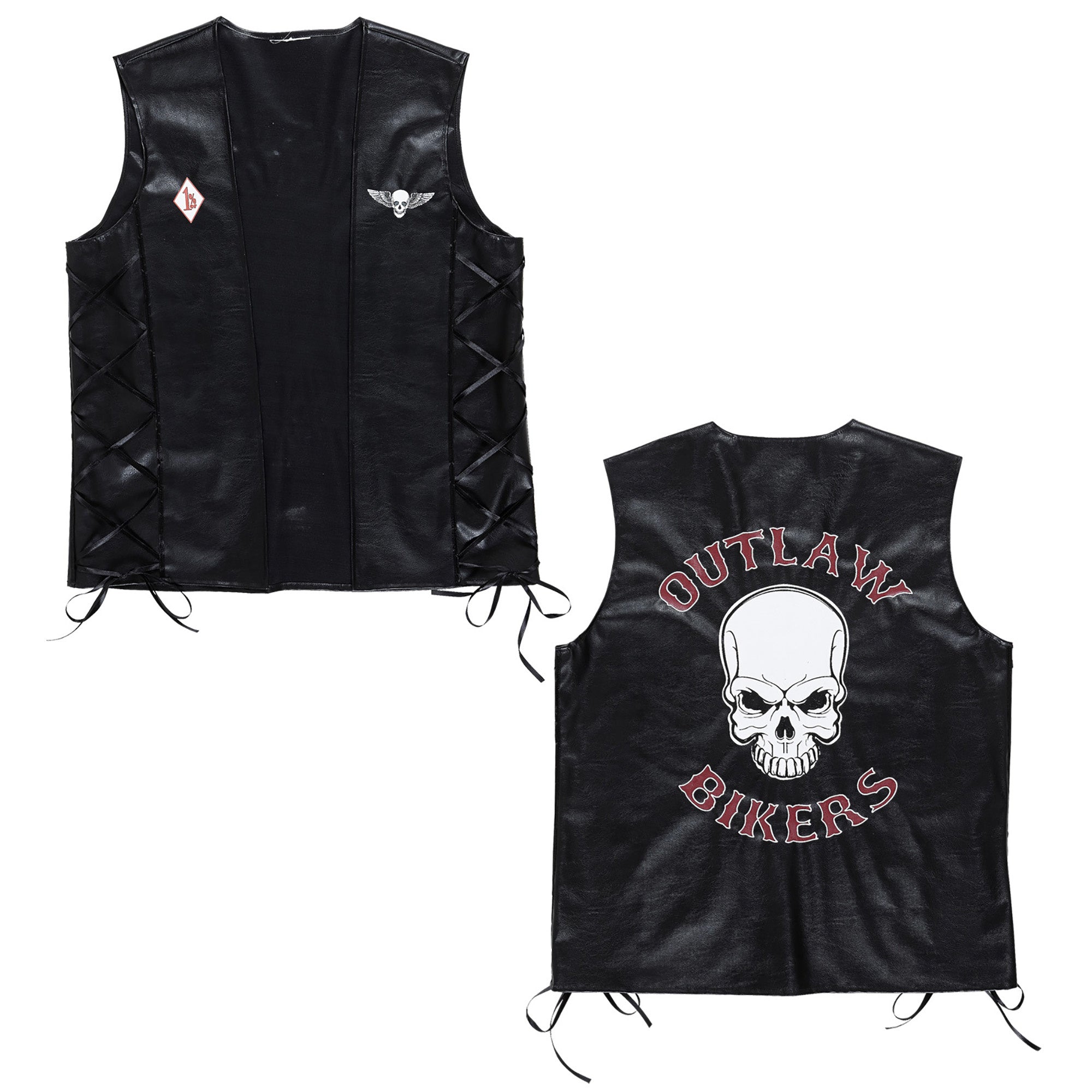 WIDMANN - Biker vest voor volwassenen - XL