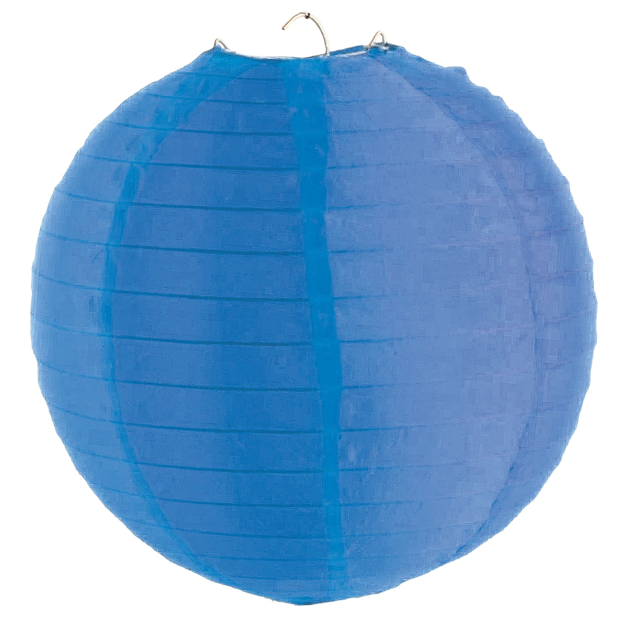 Mooie blauwe lampion nylon 30cm