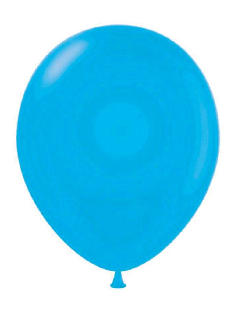 Mooie blauwe latex ballonnen 100st.