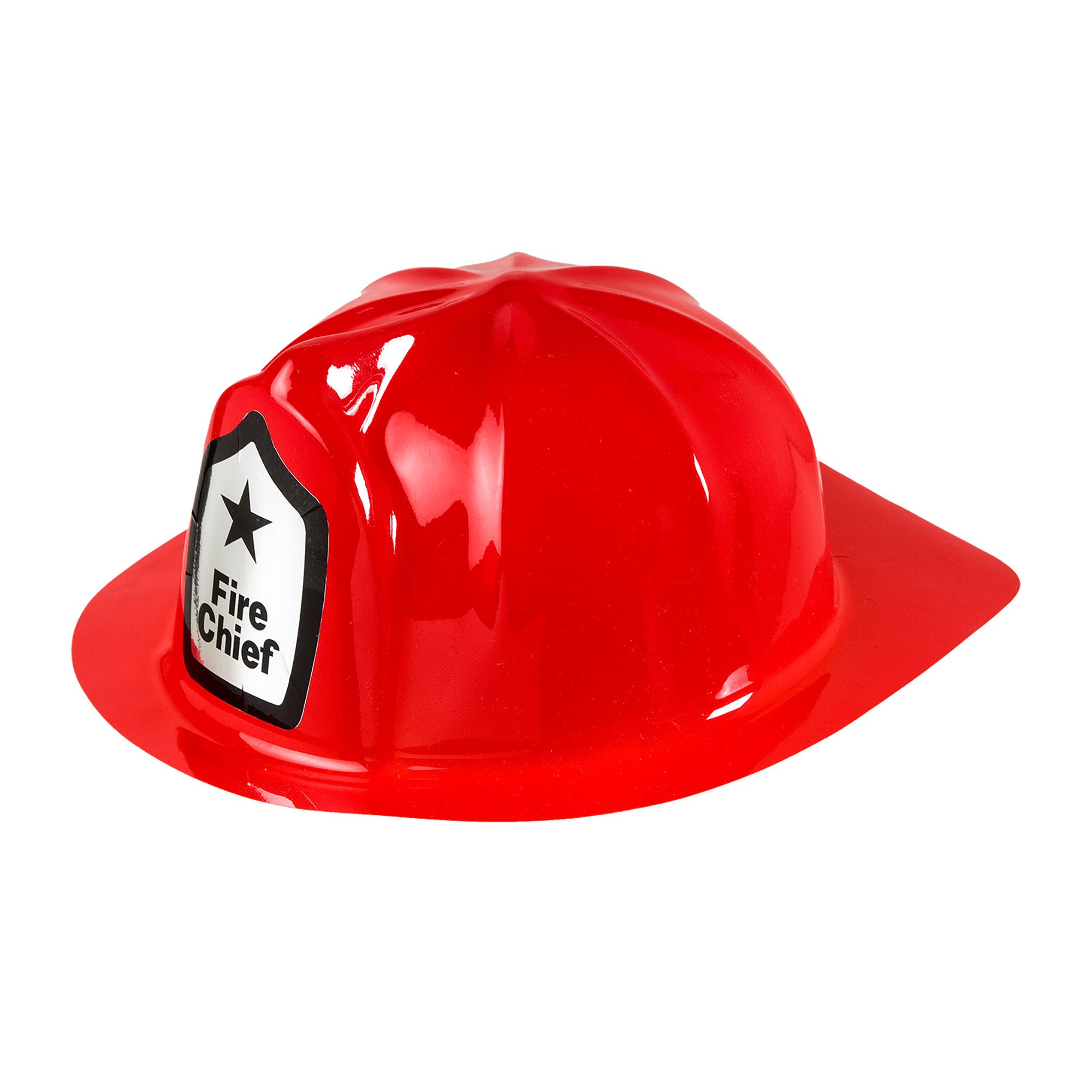 Widmann - Brandweer Kostuum - Pvc Brandweerhelm Volwassene - rood - Carnavalskleding - Verkleedkleding