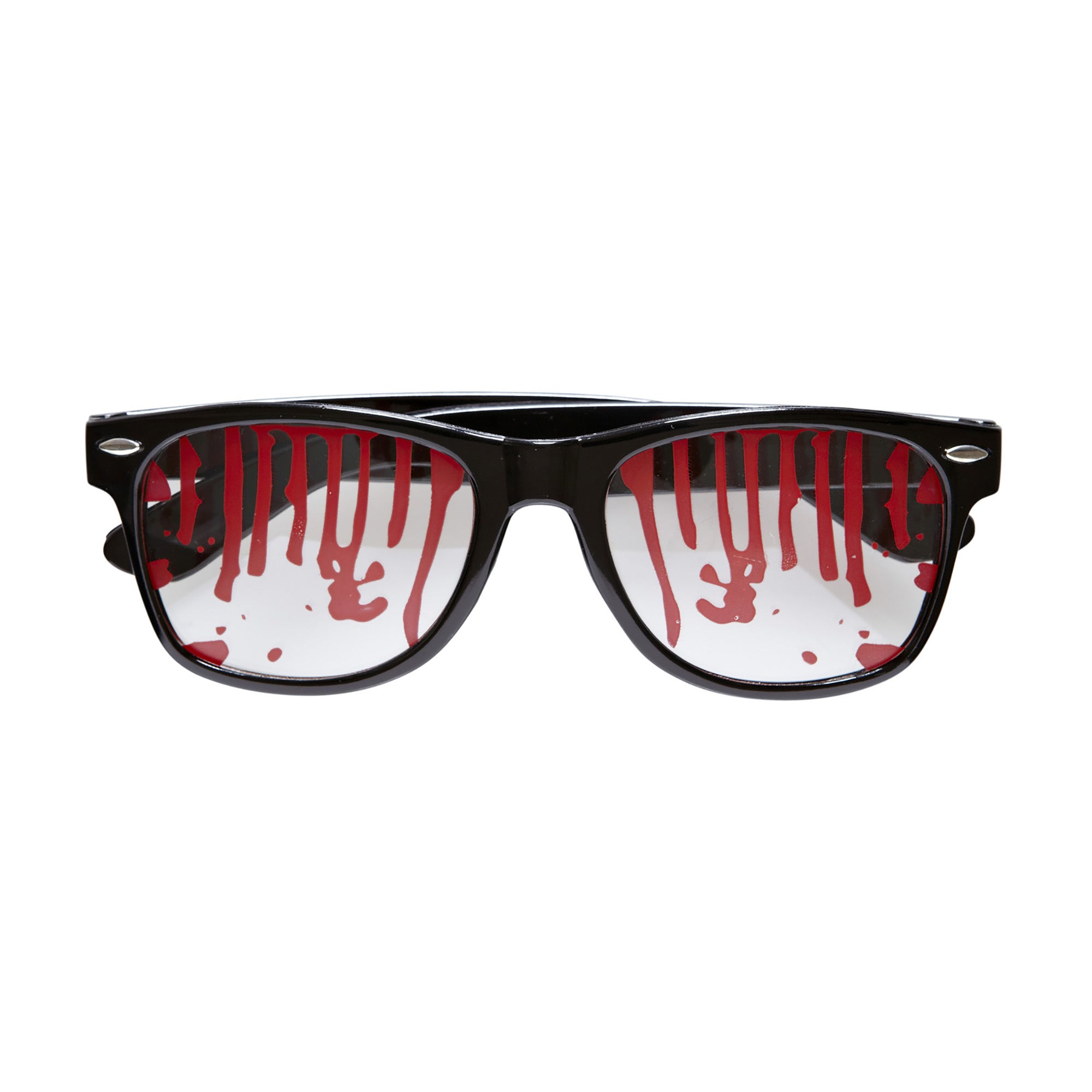 Widmann - Monster & Griezel Kostuum - Bloody Bloederige Bril - zwart - Halloween - Verkleedkleding